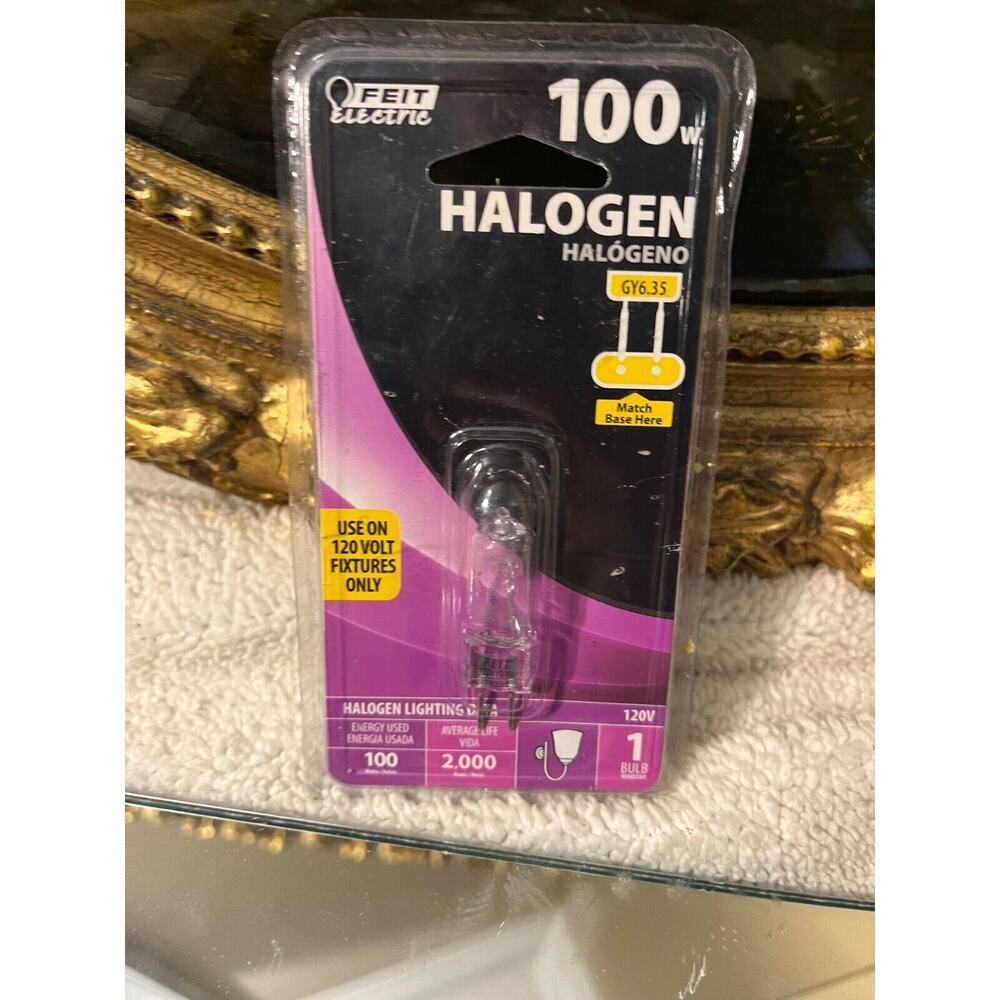 Feit Electric BPQ100/8.6/RP 100-Watt Halo T4 Bulb GY8.6 Base